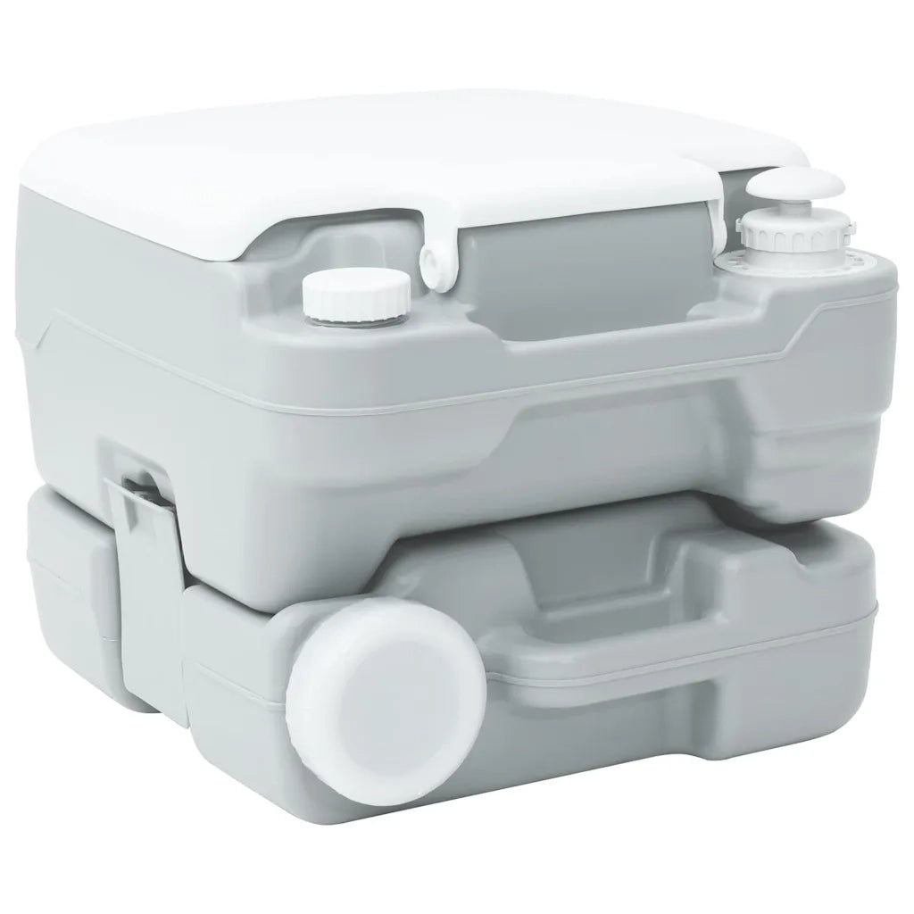 Toilette da Campeggio Grigio e Bianco 41,5 x 36,5 x 30 cm 42001438