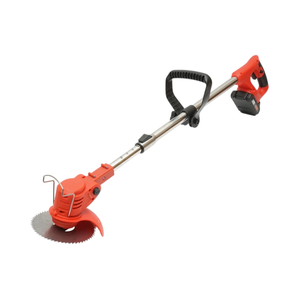 Decespugliatore elettrico estensibile 380W, batteria al litio 48V/6000 mAh, velocità 18000 giri/min, accessori inclusi