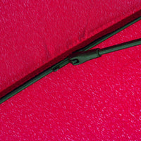 Ombrellone Rotondo Ø250x240 cm a 18 Stecche in Metallo e Poliestere Rosso Vino