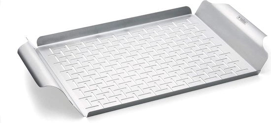 Grillpano deluxe - 30 x 442 x 36 cm - acciaio inossidabile - contenitore verdure - Weber. Plancha BBQ
