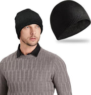 Cappello di Lana Finta per Uomo e Donna | Cappello Classico Stropicciato Caldo per Inverno | Cappello di Lana per Uomo e Donna | Cappelli e Mofle | Regalo Unisex Comodo