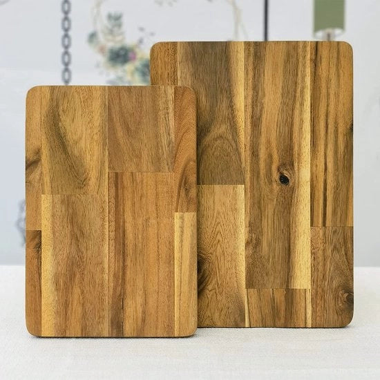 Tavolo da colazione in legno, acacia golden teak 35x24cm / 30x20cm, tavolo in legno per colazione