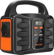 Stazione di Ricarica Portatile 199Wh - Batteria di Litio Leggera per Viaggi All'Aperto, Campeggio e Emergenze