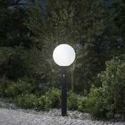 Lampada a paletto con sensore 80 cm Nera IP44 4006115