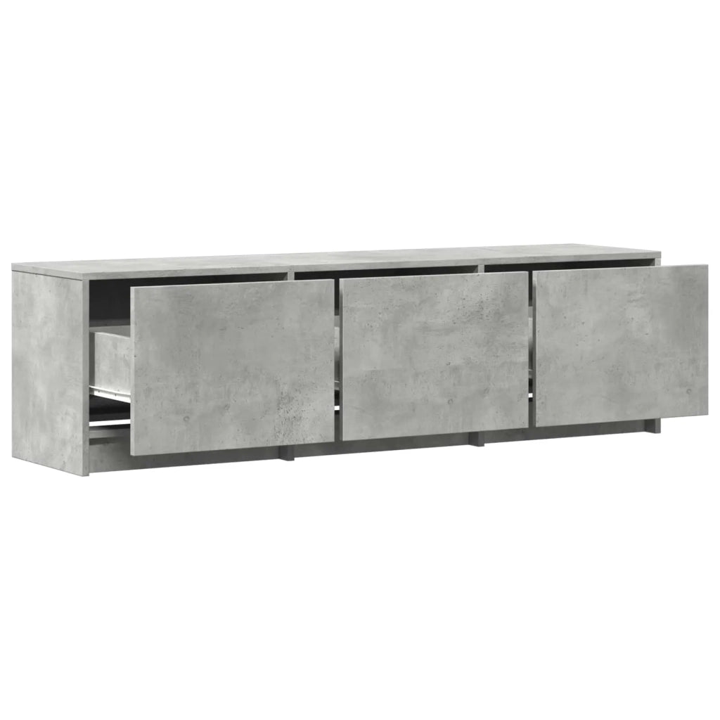 Mobile TV con LED con LED Grigio Cemento 140 x 34 x 40 cm 3418704