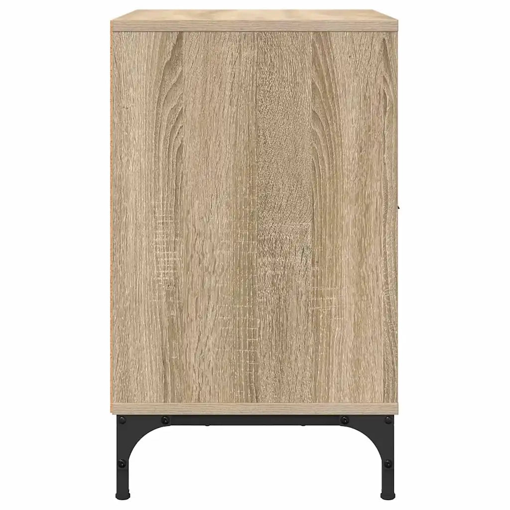 Comodino | Armadio da Notte | Mobiletto da notte con cassetto rovere sonoma 49 x 36 x 61 cm