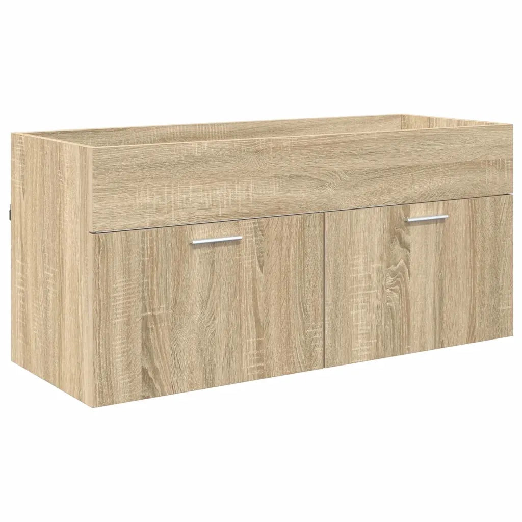 Armadio sottolavello con porta Rovere Sonoma Legno multistrato