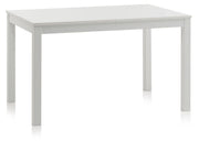 Tavolo Allungabile 130/170x80x75 cm in Melamina Bianco