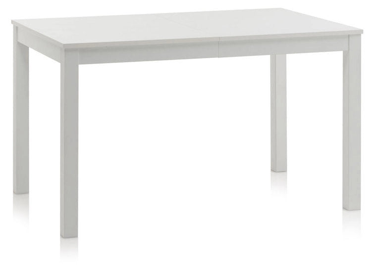 Tavolo Allungabile 130/170x80x75 cm in Melamina Bianco