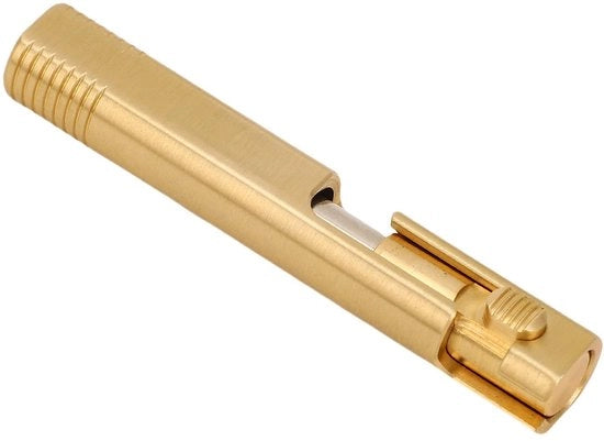 Mini Penna da Scrivere - Strumento da Scrittura - Scrittura in Movimento - Costruzione a Cassetta - Dimensioni Portatile - Ottone