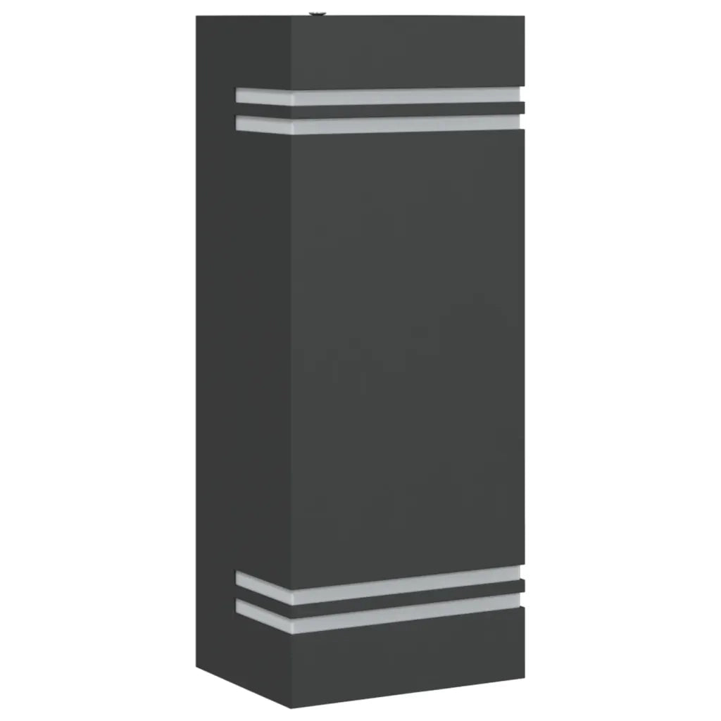 Applique da Esterno Nera in Acciaio Inossidabile CFW6306311