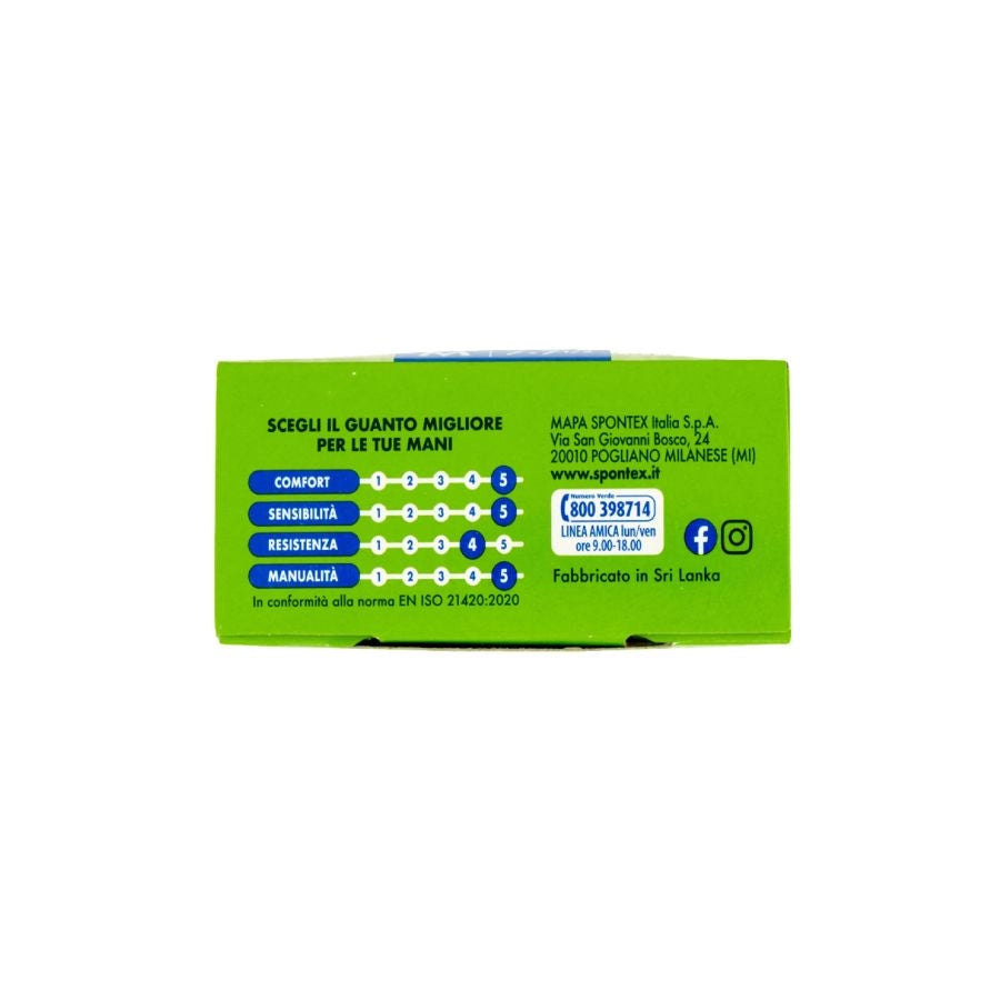 GUANTI EFFETTO SETA IN LATTICE NATURALE 100%  TAGLIA L 8/8,5
