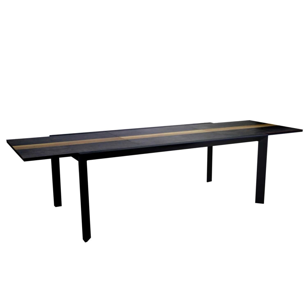 Tavolo Allungabile da Giardino 200/300,5x104xh76 cm in Alluminio Riverside Antracite