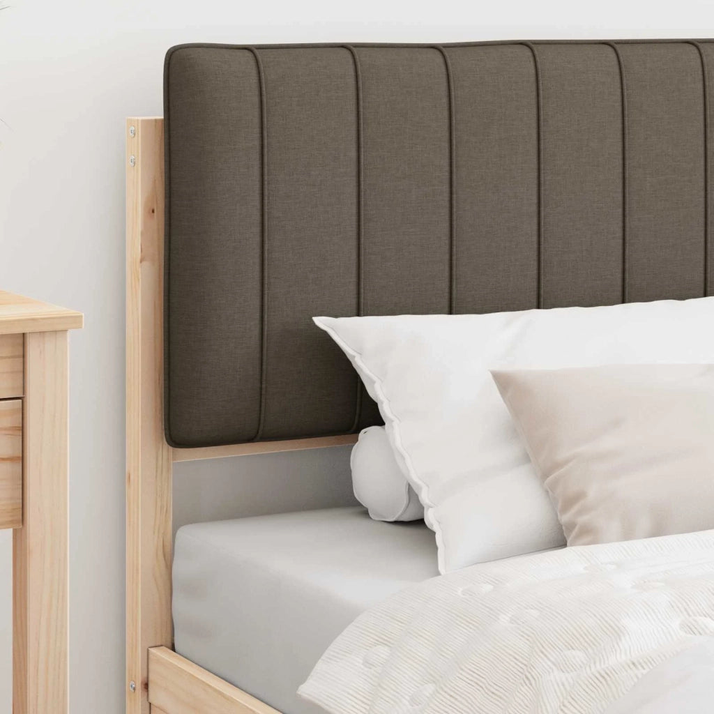 Letto con Testiera Rivestita Talpa 100 x 200 cm Pino massello 877792