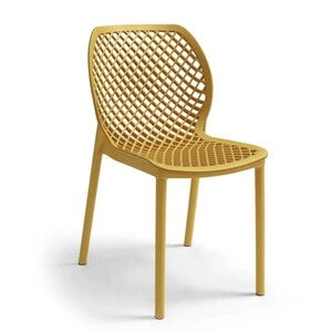 SEDIA ARIA IMPILABILE CM 47X60X82 H SENAPE- 1,0 pz
