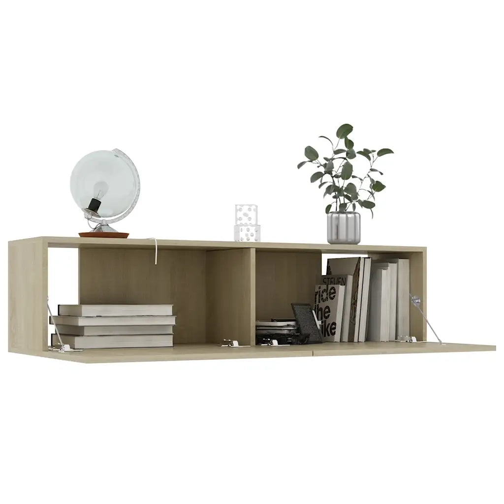 Mobile Porta TV Rovere Sonoma 120x30x30 cm in Legno Multistrato 801493