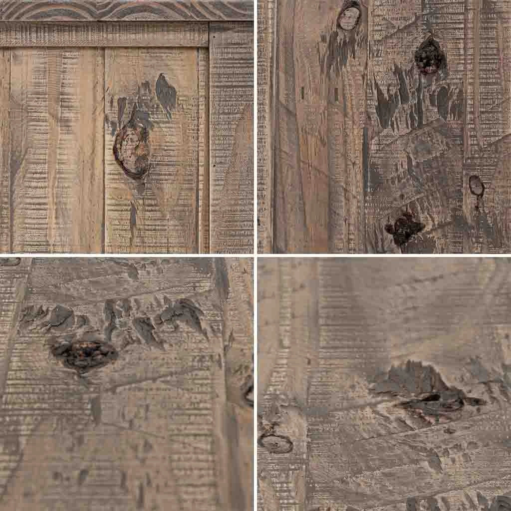 Cassettone in legno marrone 90x40x100h cm