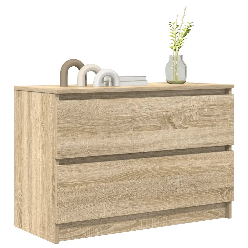 Mobile Porta TV Rovere Sonoma 80x35x54 cm in Legno Multistrato 861789