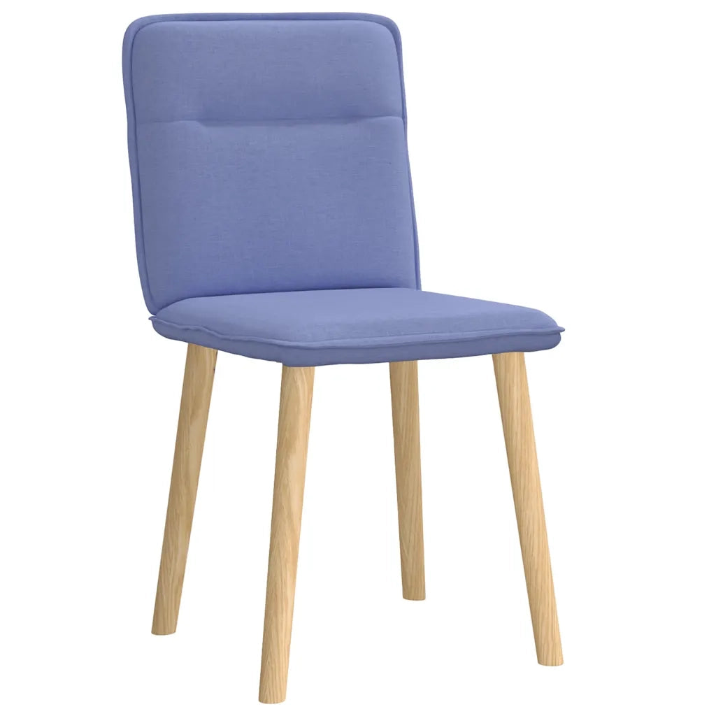 Sedie da Pranzo 2 pz Blu Jeans in Tessuto 4101230