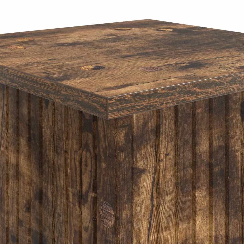 Supporto per piante 2 pz Rovere Fumo 30,5 x 30 x 60,5 cm 899791