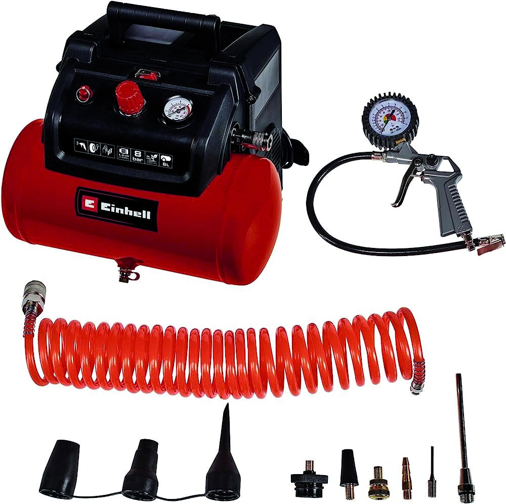 Einhell COMPRESSORE LT. 6 TC-AC 190/6/8 OF Set 1.200 W