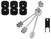 Dierre Atra BLOCCHETTO CON 3 CHIAVI PER SERRATURE Art. BLO 3110 mm. 92