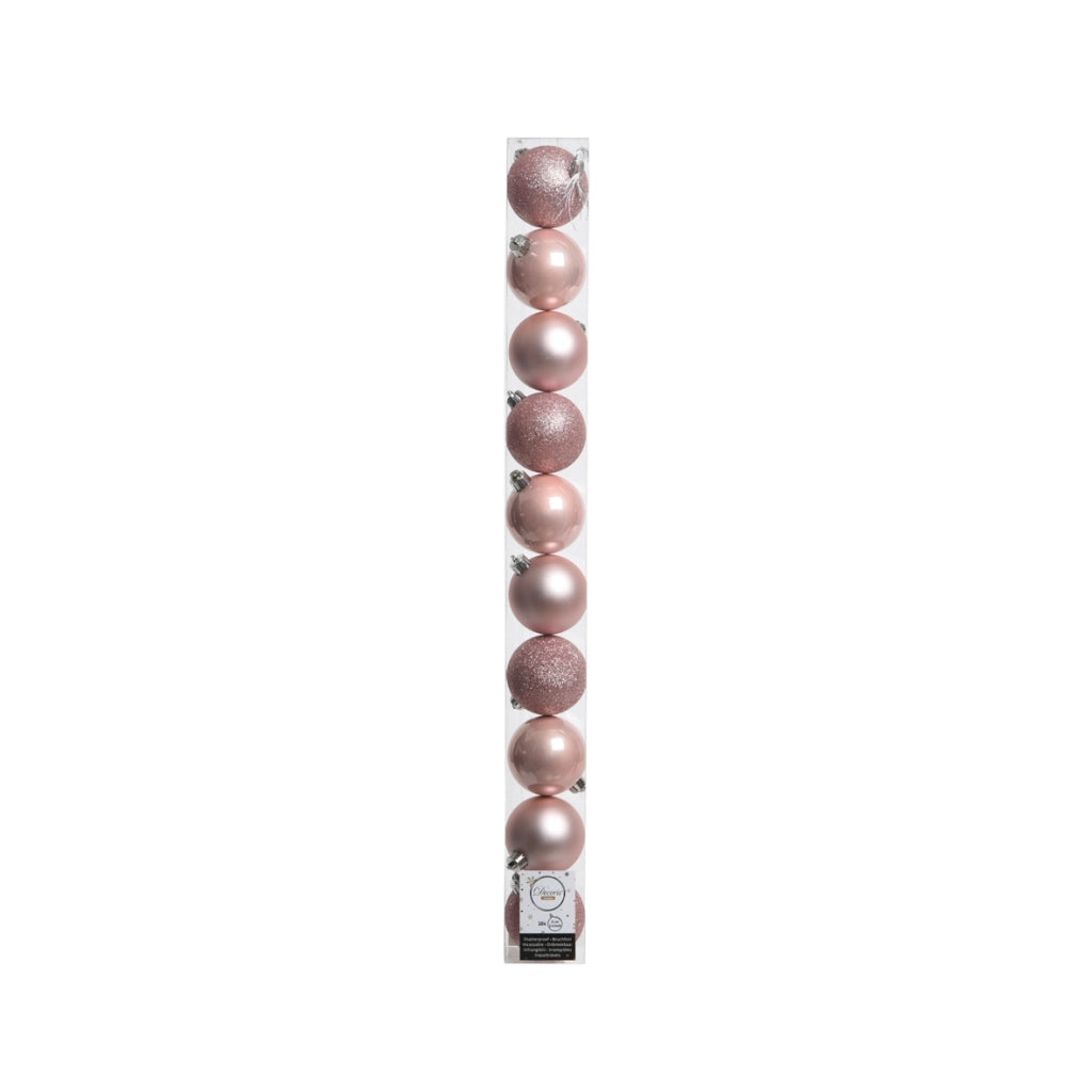 Tubo 10 palline colore rosa Kaemingk