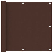 Paravento da Balcone Marrone 90x300 cm in Tessuto Oxford