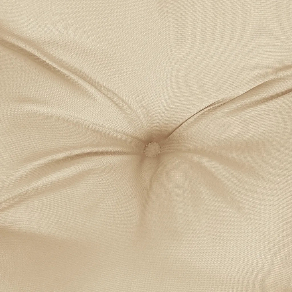 Cuscino per Panca Beige 100x(50+50)x7cm in Tessuto Oxford