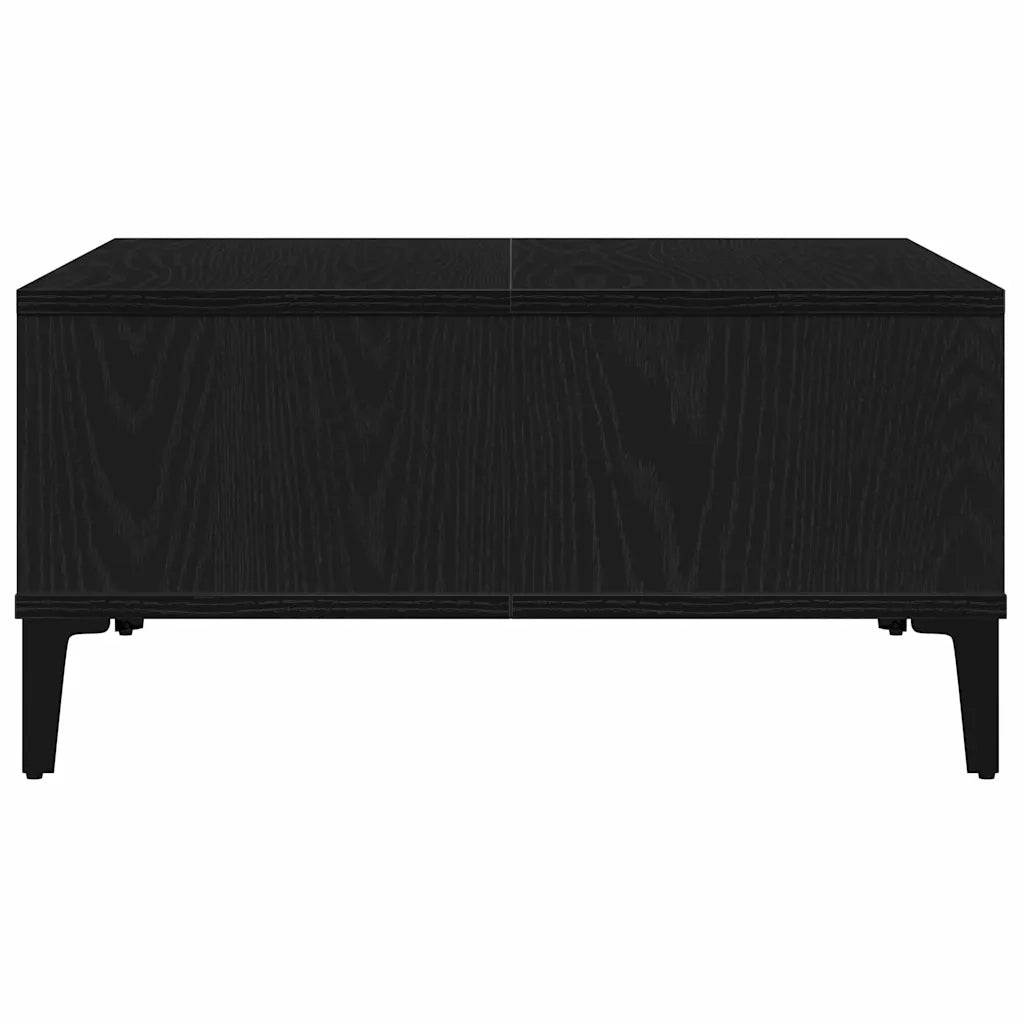 Tavolino da salotto Rovere Nero 60 x 60 x 30 cm 862589