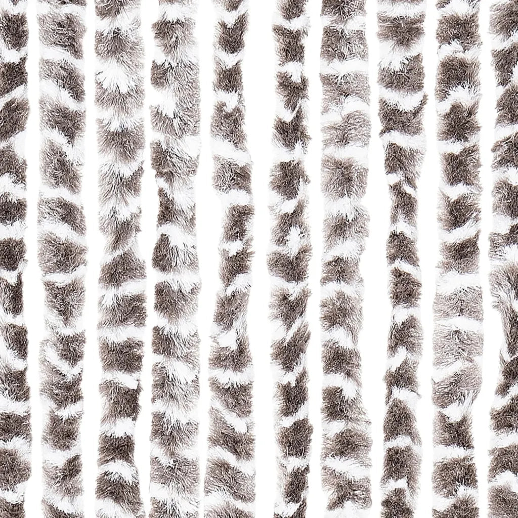 Zanzariera Grigio Talpa e Bianco 90x220 cm Ciniglia 325461