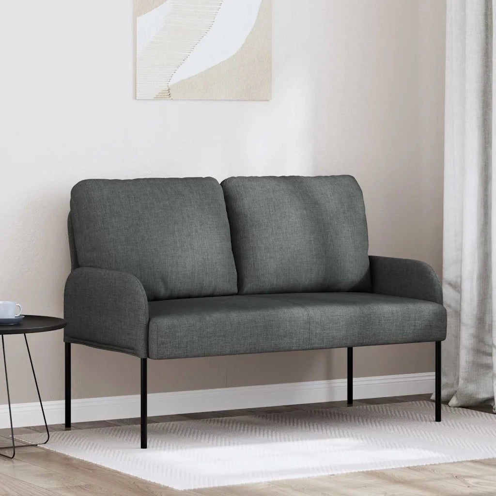 Divani con cuscino 110cm Grigio scuro Legno compensato