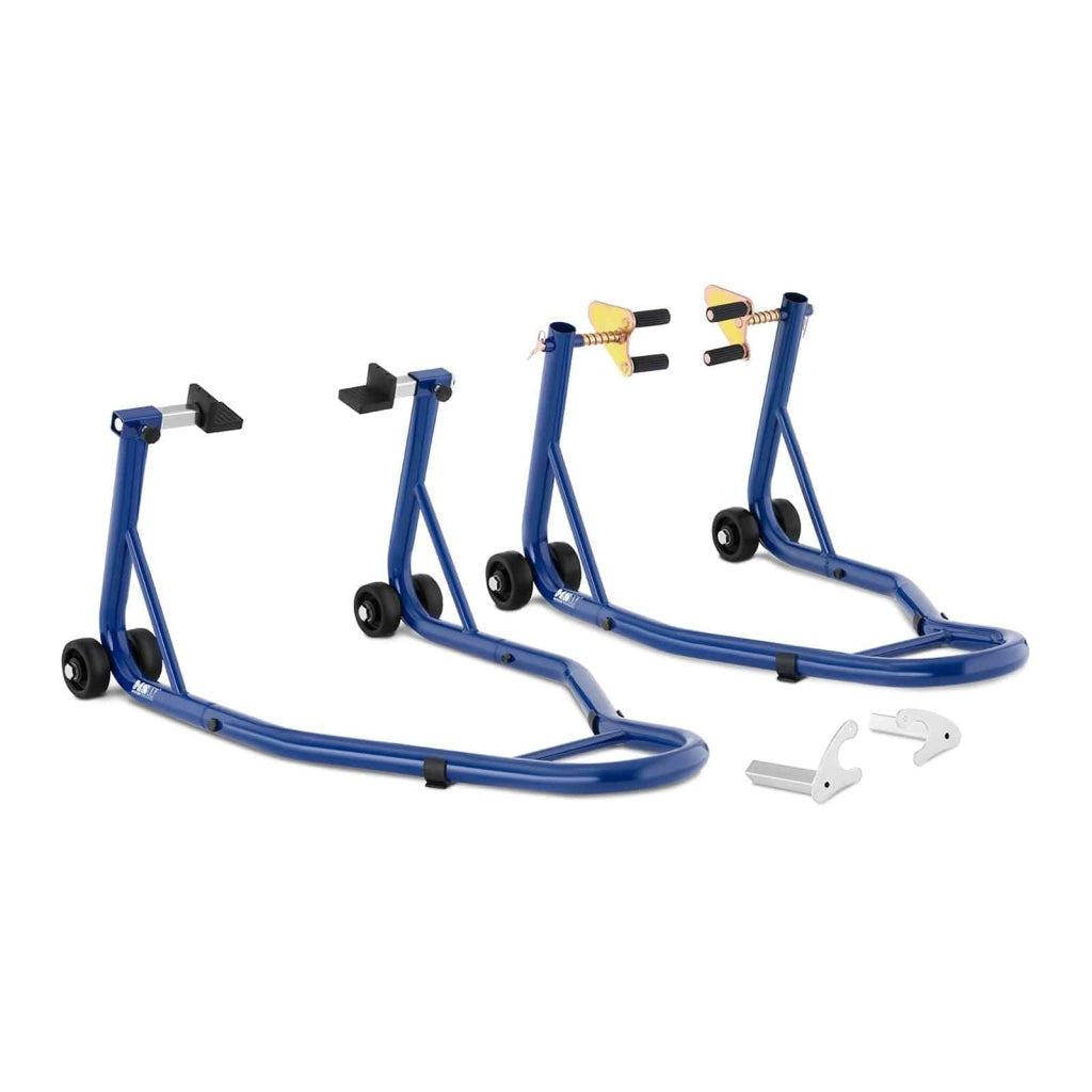 Set di 2 supporti da officina per ruote anteriori e posteriori - sollevamento tramite forche 14_0006464