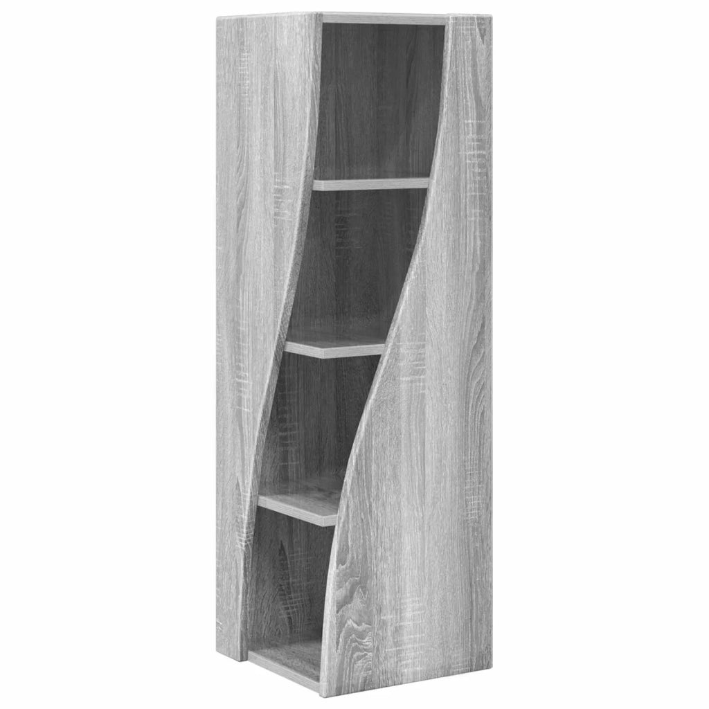 Mobile angolare 32x32x102cm Legno ingegnerizzato Grigio Sonoma 889861
