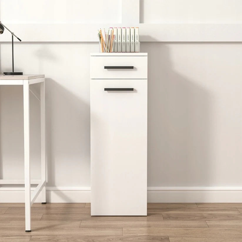 Libreria Bianca 30x30x85 cm Ideale per Ogni Ambiente