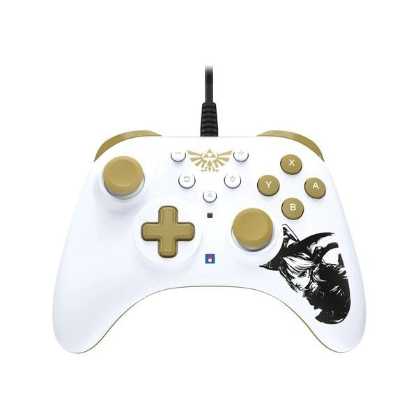 Gamepad switch horipad turbo wired zelda edition white e gold nsw 463u