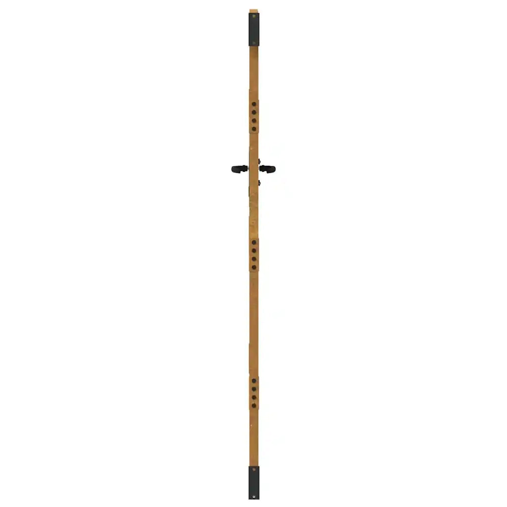 Cancello da Giardino 85x200 cm in Acciaio Corten Design BambÃ¹