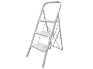 SCALA SGABELLO IN ACCIAIO  4 gradini cm.45x3x141h.    XTRA