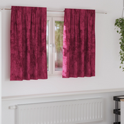 Tende di velluto 2 pz con occhielli Rosso borgogna 140x140 cm
