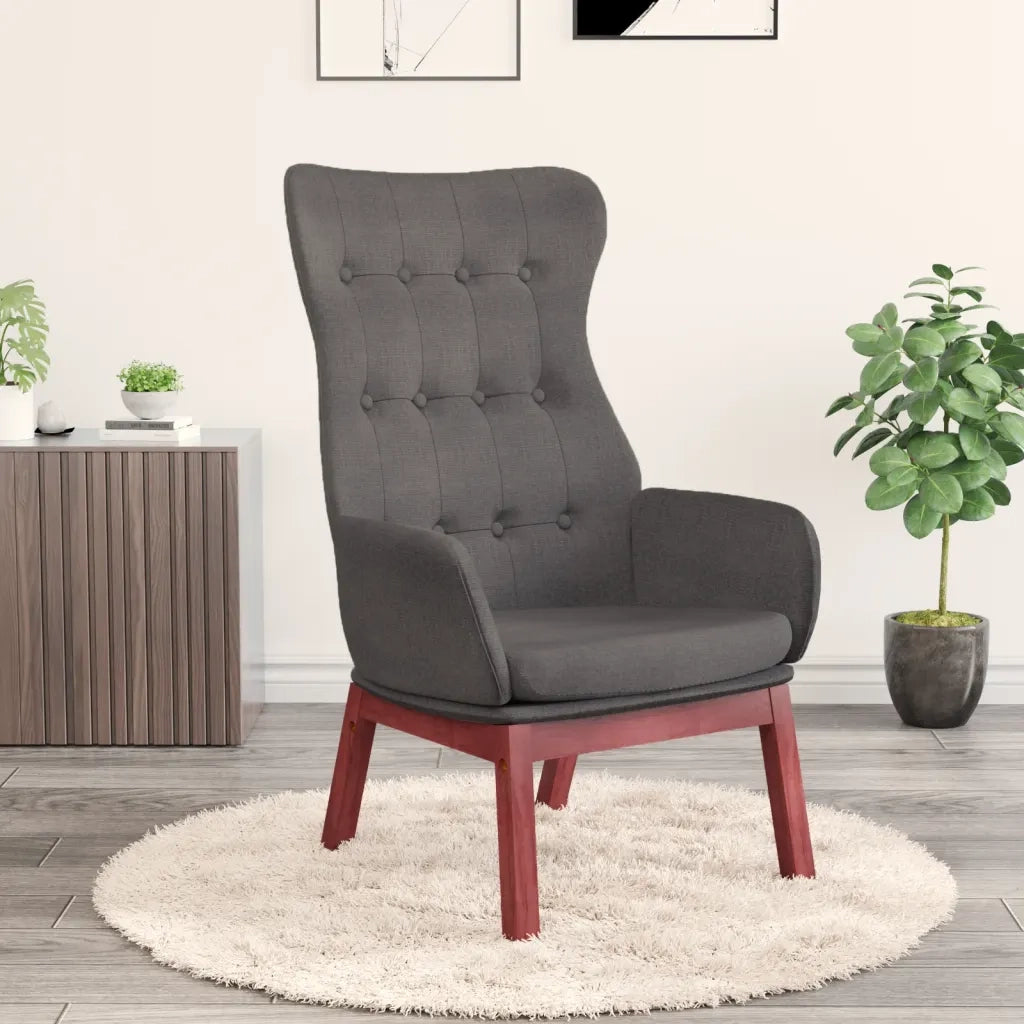 Poltrona Relax Grigio Scuro in Tessuto cod mxl 14589