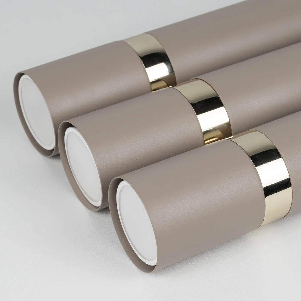 Lampada sospensione barra JOKER cashmere oro 3xGU10 Milagro