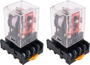 Relè generico a 2PC AC 220V Relè a 2NO - 2NC 8Pole con base a connettore