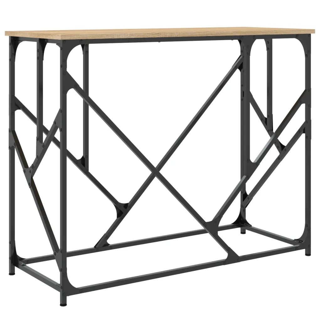Tavolo Consolle | Tavolo d'Ingresso Rovere Sonoma 100x40x80 cm in Legno Multistrato