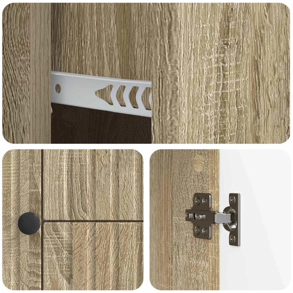 Mobile TV Rovere Sonoma 89 x 34,5 x 60 cm Legno ingegnerizzato 894197