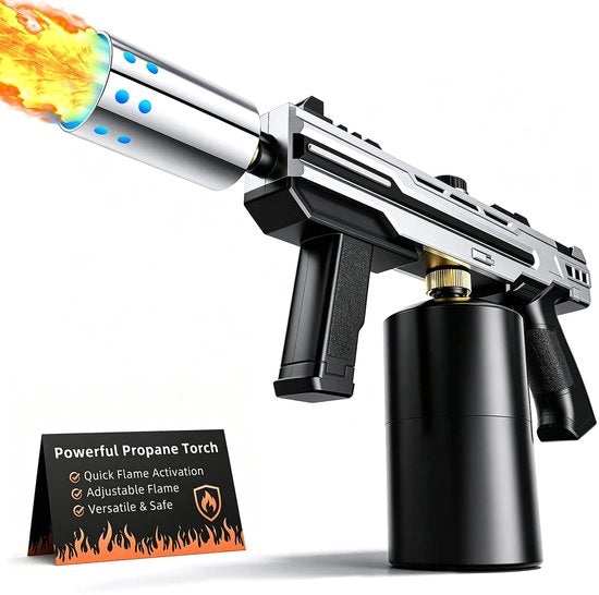 Brander a gas per camping - Brander a gas con riscaldamento potente - Brander a gas da cucina - Brander a gas regolabile - Brander a gas a propano - Vantaggio di fiamma fino a 1800 °C