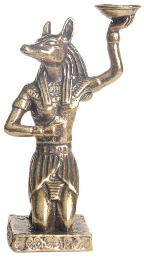 Figurine in rame di bronzo Anubis decorazione egiziana souvenir miniatura di Anubis statuetta d'accessorio per ufficio casa decorazione d'epoca d'oro egiziano 

(se non presente, non ho trovato nessun codice prodotto o numero di modello)