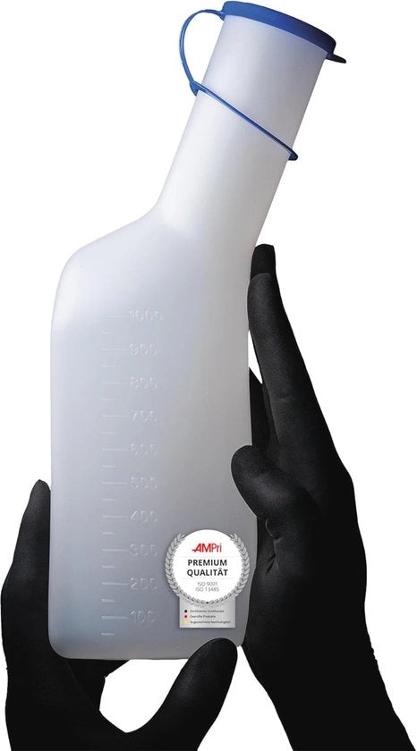 Contenitore per urina per uomini - Sicurezza e igiene - 1 Litro - Sterilizzabile in autoclave