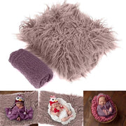 Accessori di Fotografia per Bambini - Fascia per la Testa - Copricapo a Rollo Lungo con Tessuto a Punti - Stretto DIY - Copricapo a Rollo con Tessuto a Punti - Modello Taro - colore Blu Scuro
