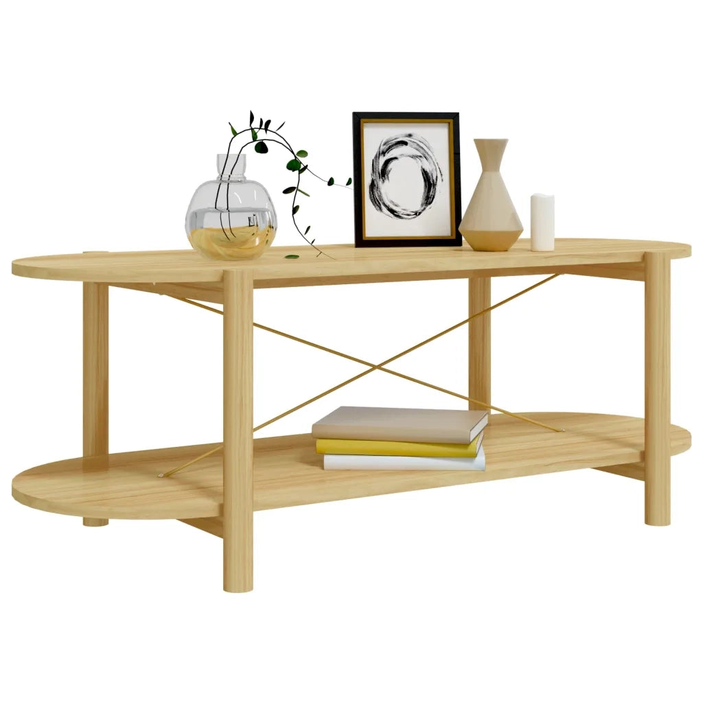 Tavolino da Salotto 110x48x40 cm in Legno Multistrato 345689
