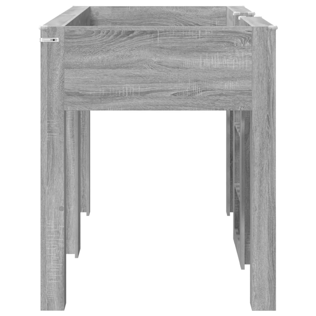 Letto a Castello per Bambini Grigio Sonoma 75 x 190 cm
